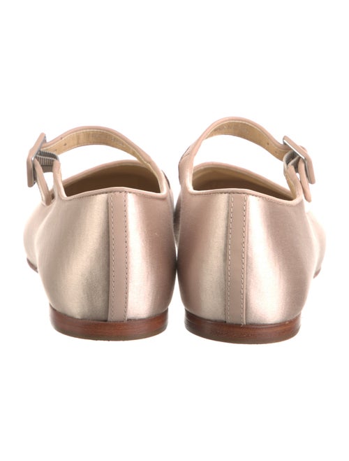 Sandy Liang Satin Mary Jane Flats