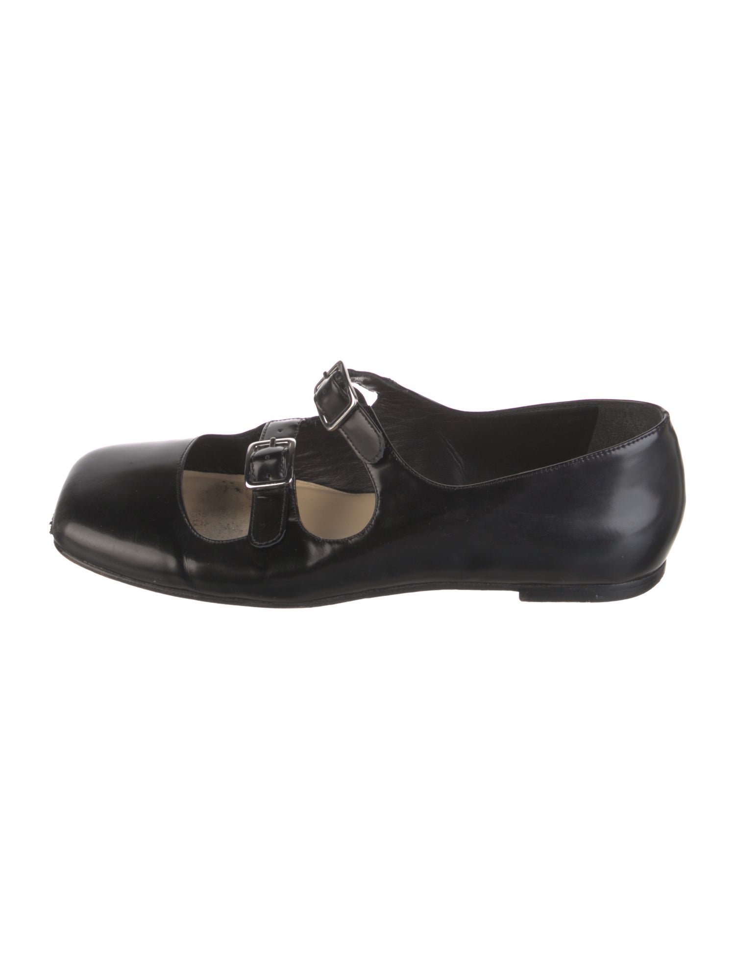 Sandy Liang Leather Mary Jane Flats