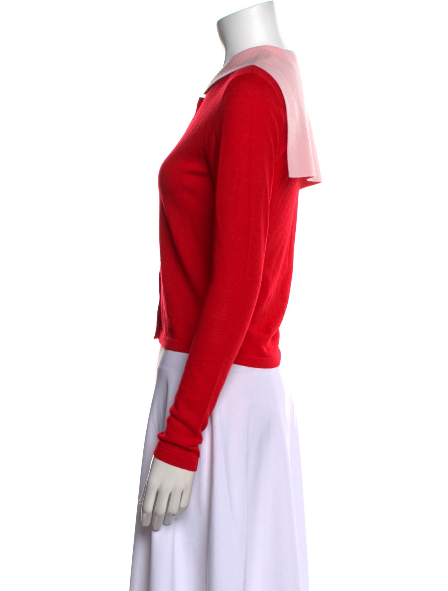 Sandy Liang Merino Wool Crew Neck Sweater