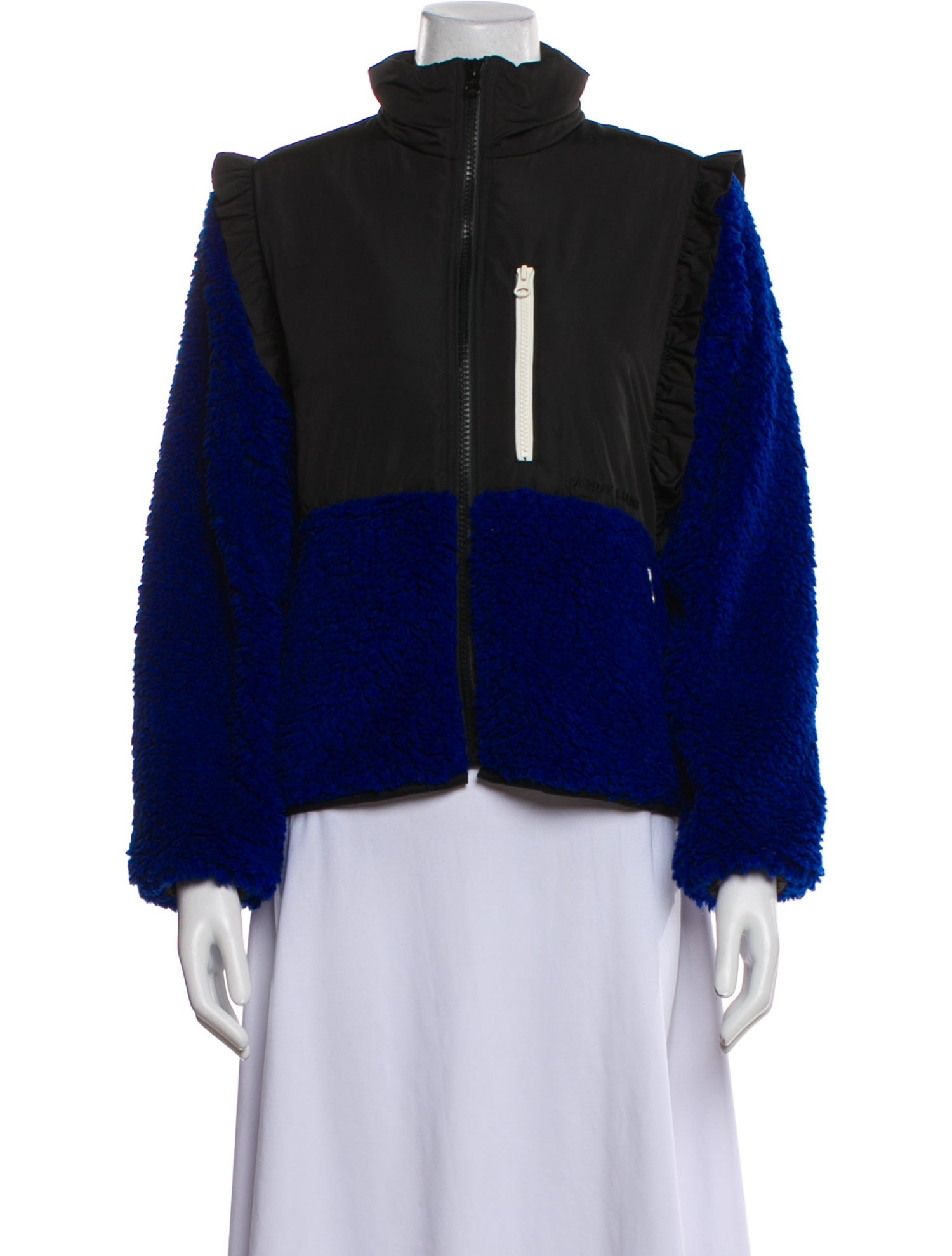 Sandy Liang Colorblock Pattern Jacket