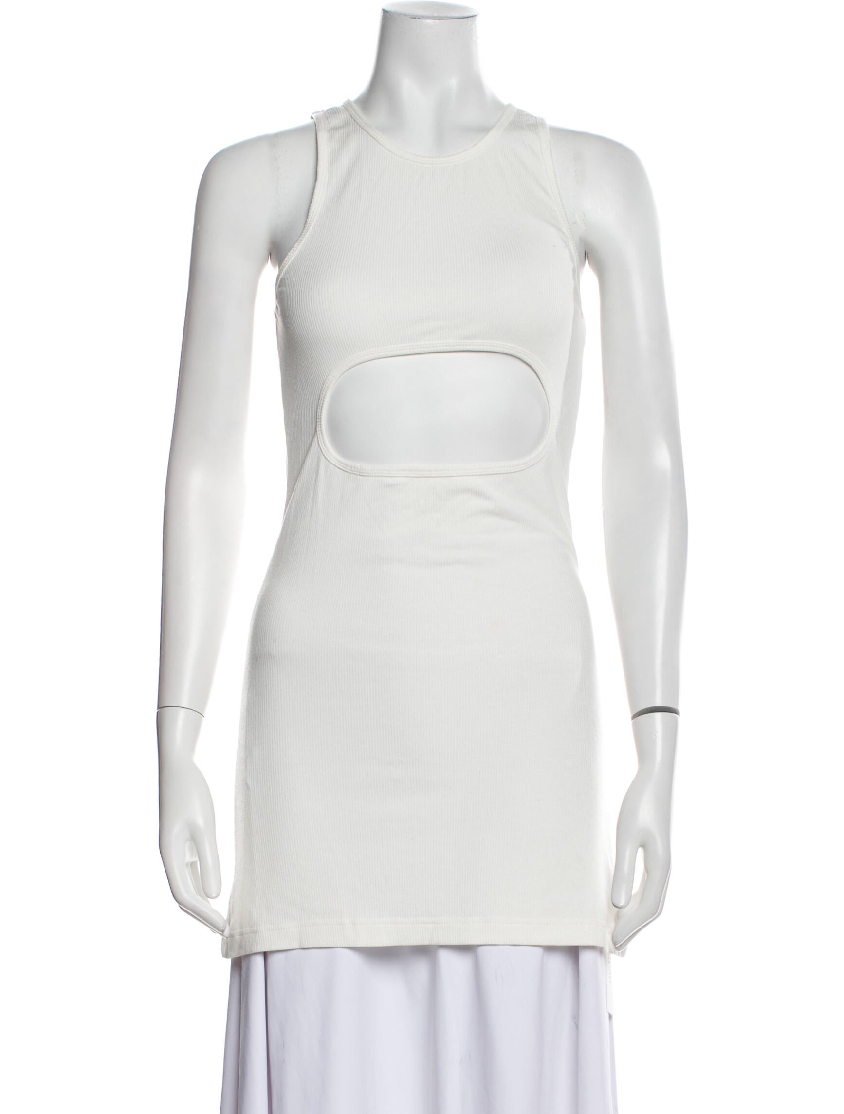 Sandy Liang Crew Neck Sleeveless Tunic