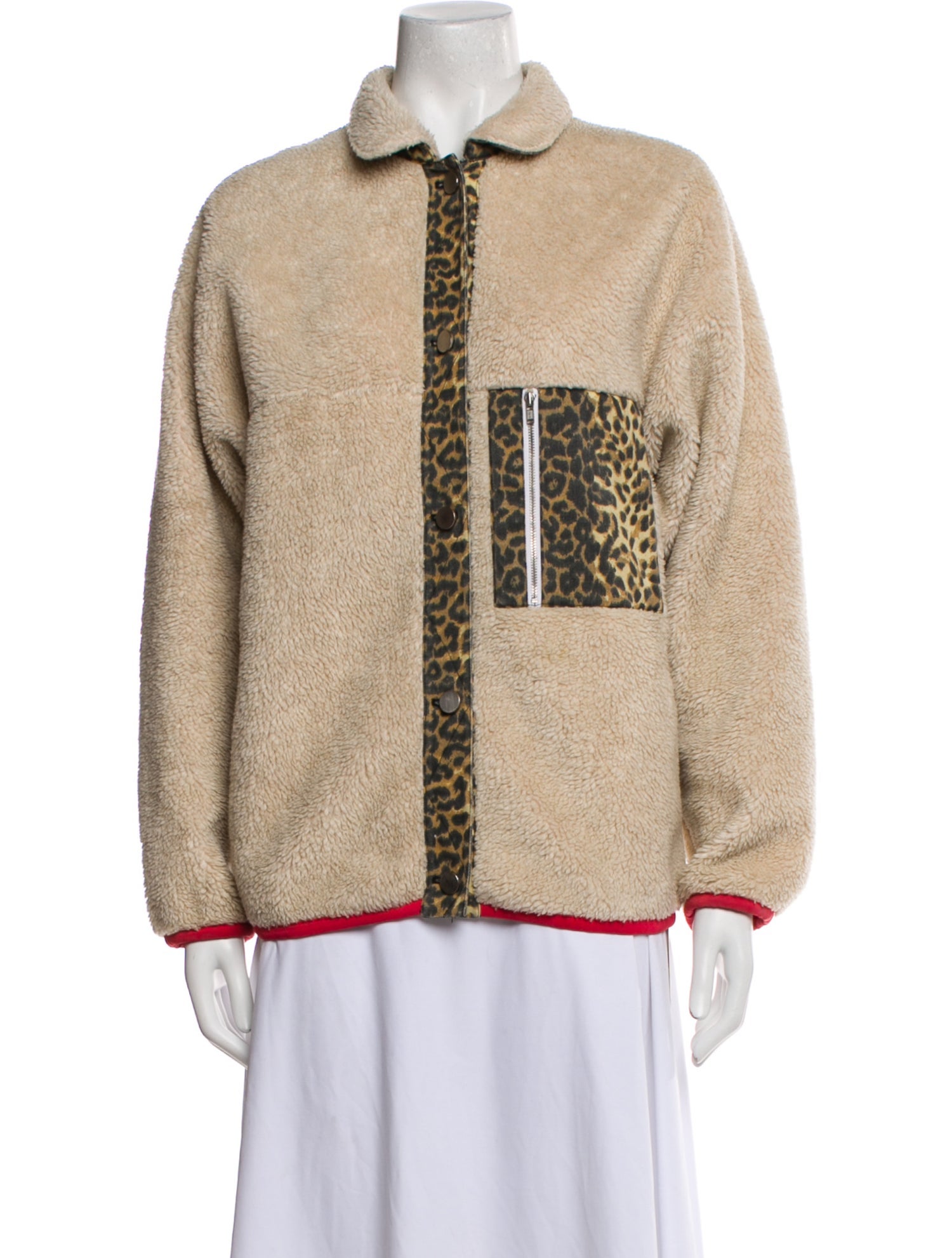 Sandy Liang Animal Print Jacket