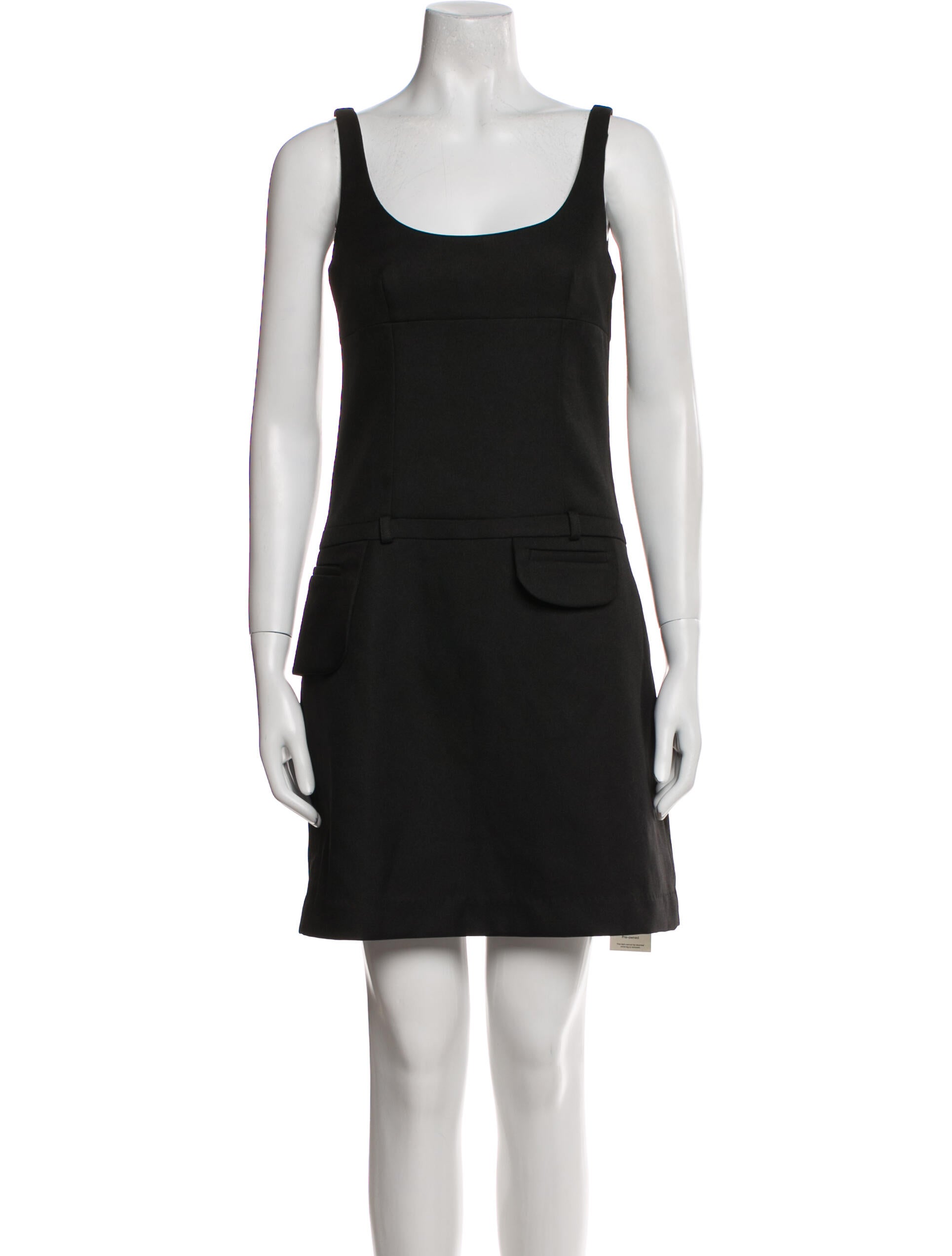 Sandy Liang Scoop Neck Mini Dress