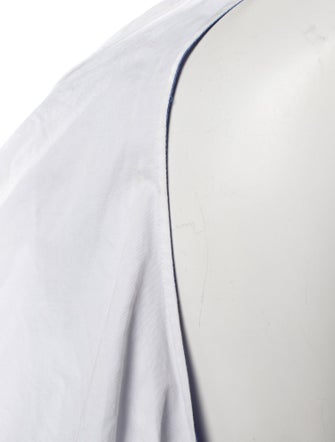 Sandy Liang Striped Long Sleeve Button-Up Top