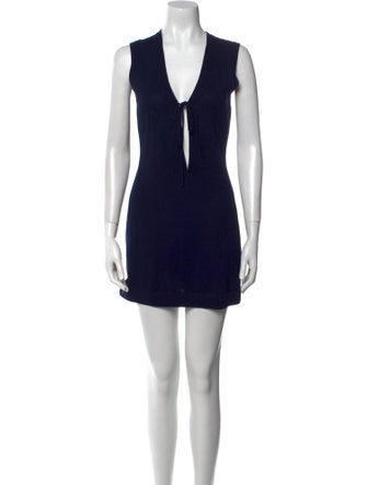 Sandy Liang Merino Wool Mini Dress