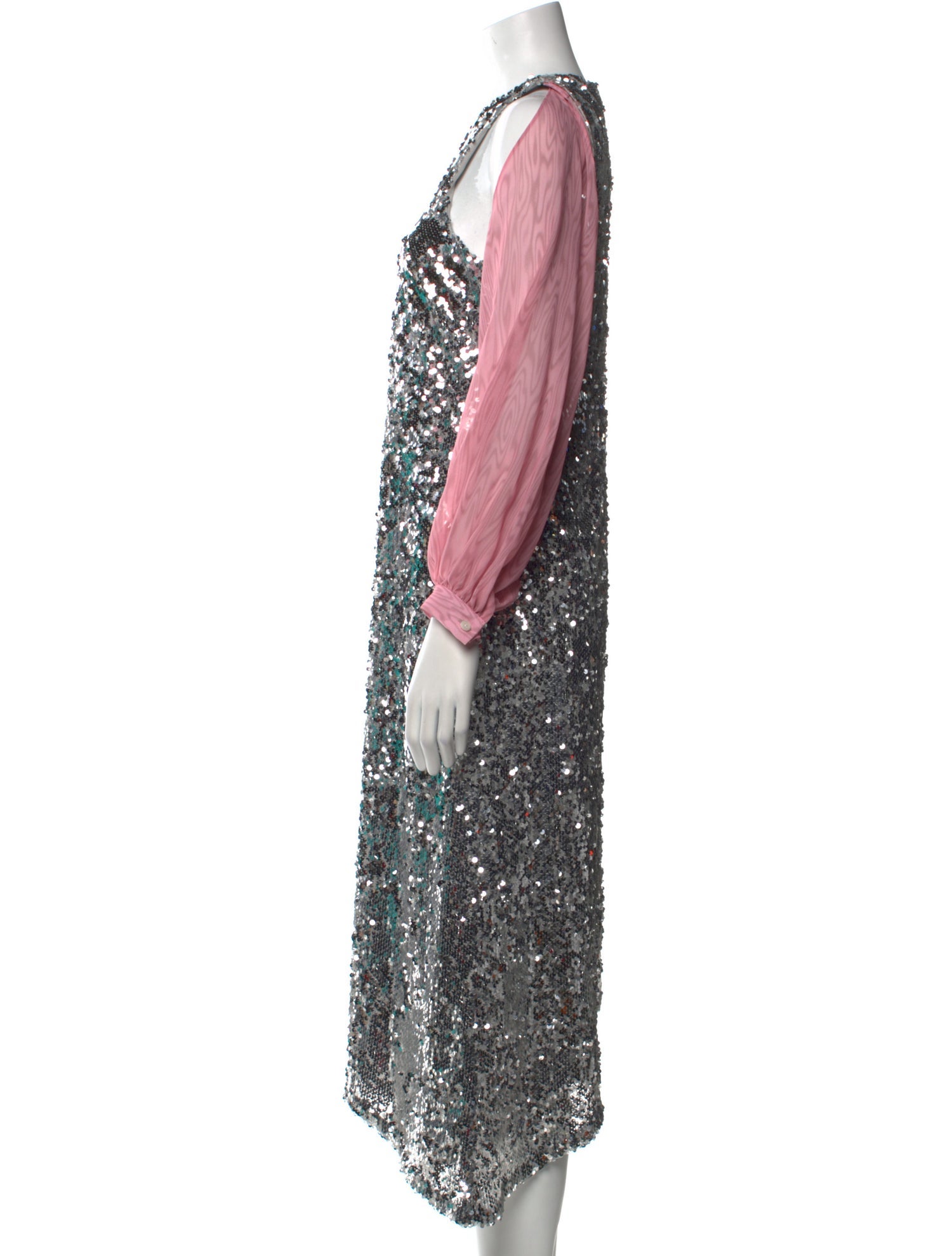 Sandy Liang Patterned Long Dress