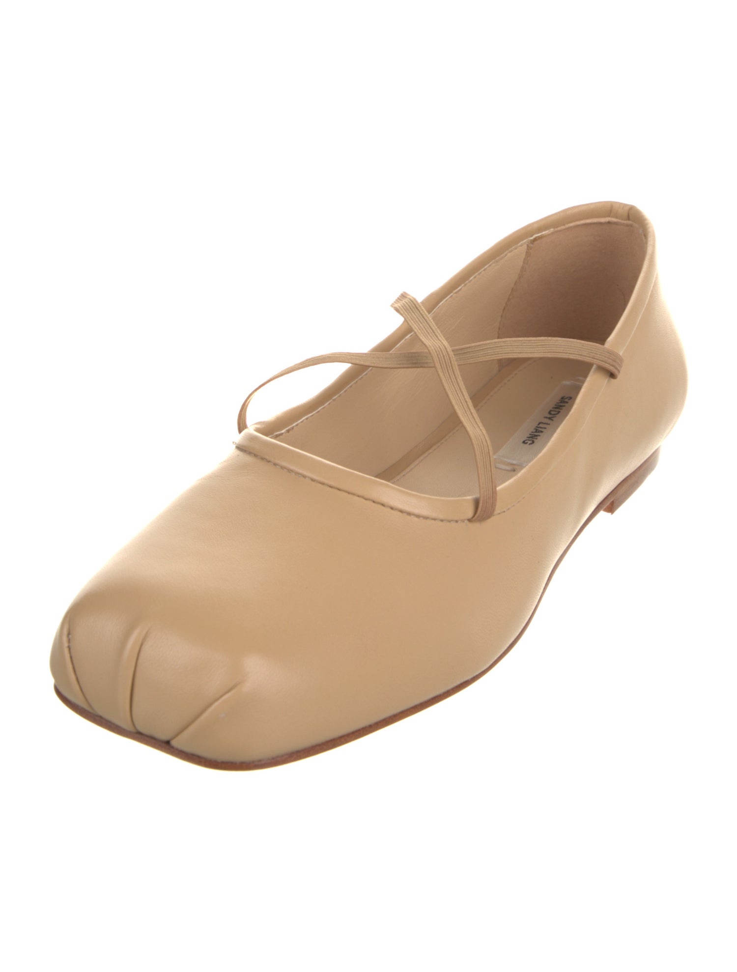 Sandy Liang Leather Mary Jane Flats