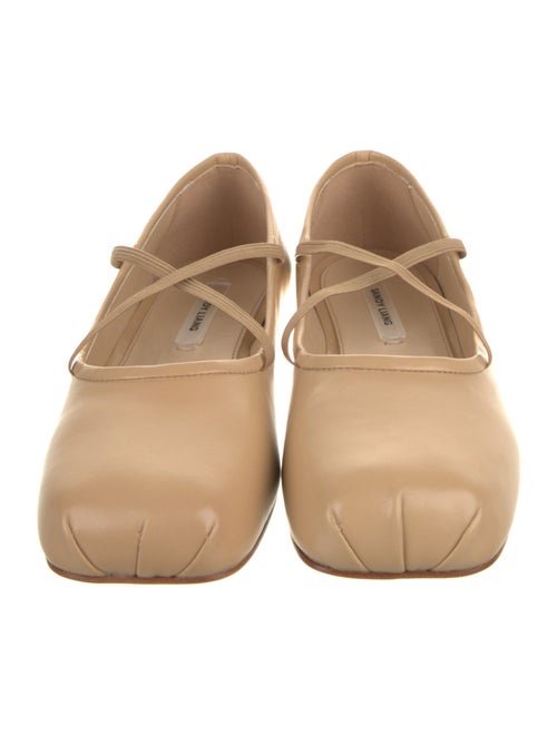 Sandy Liang Leather Mary Jane Flats