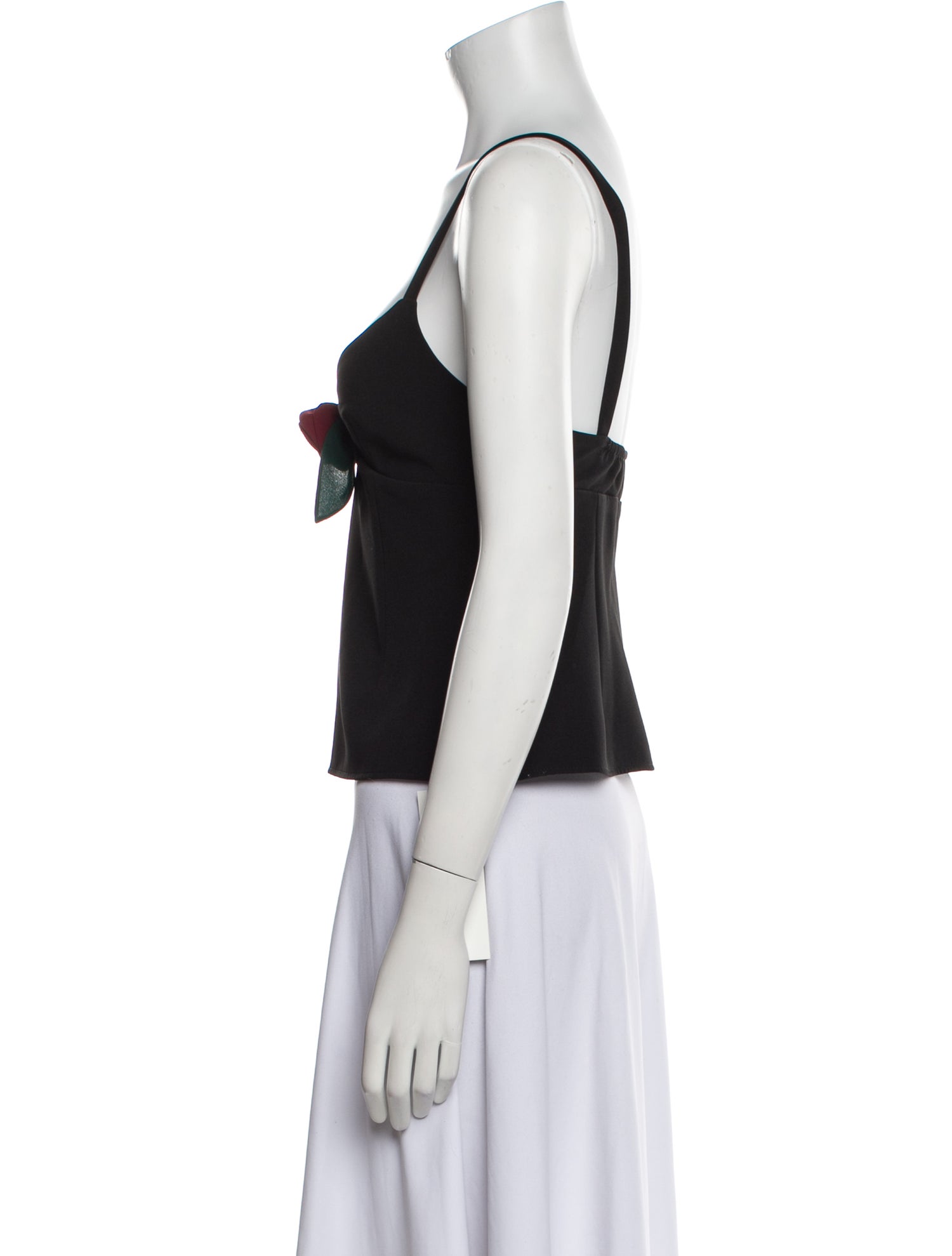Sandy Liang V-Neck Sleeveless Top