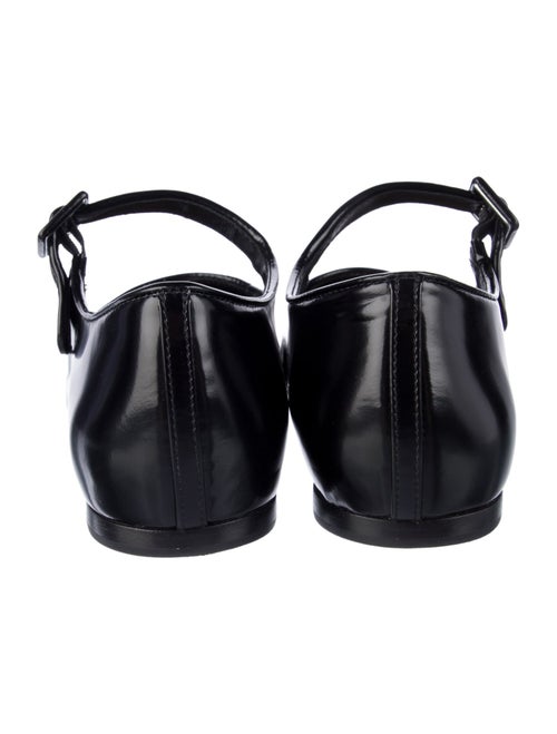 Sandy Liang Patent Leather Monk Straps