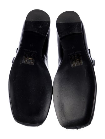 Sandy Liang Patent Leather Monk Straps