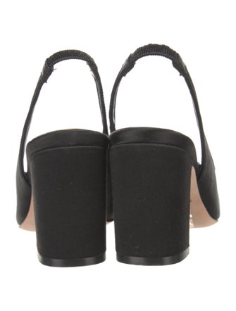 Sandy Liang Silk Slingback Pumps