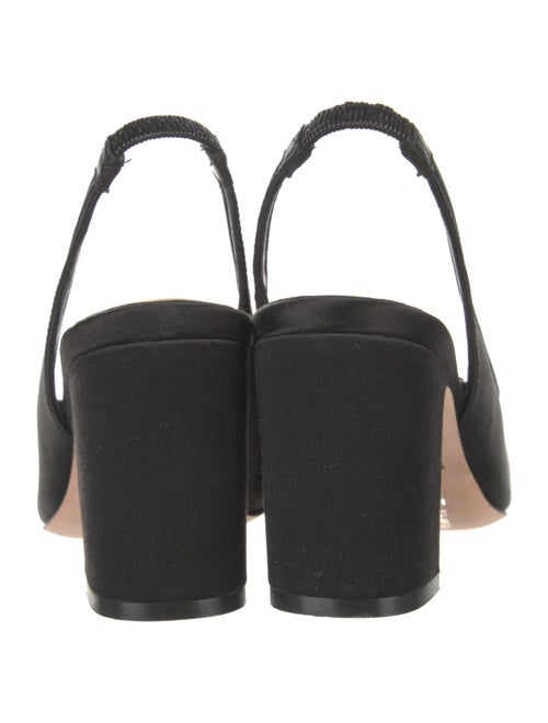 Sandy Liang Silk Slingback Pumps