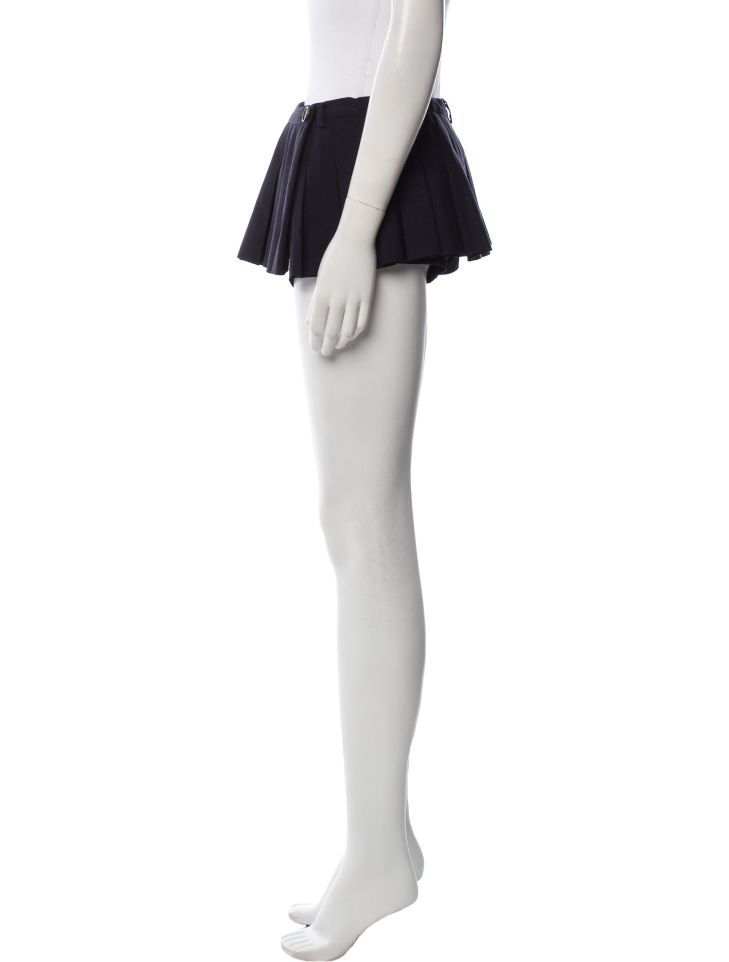 Sandy Liang Pleated Accents Mini Skirt w/ Tags