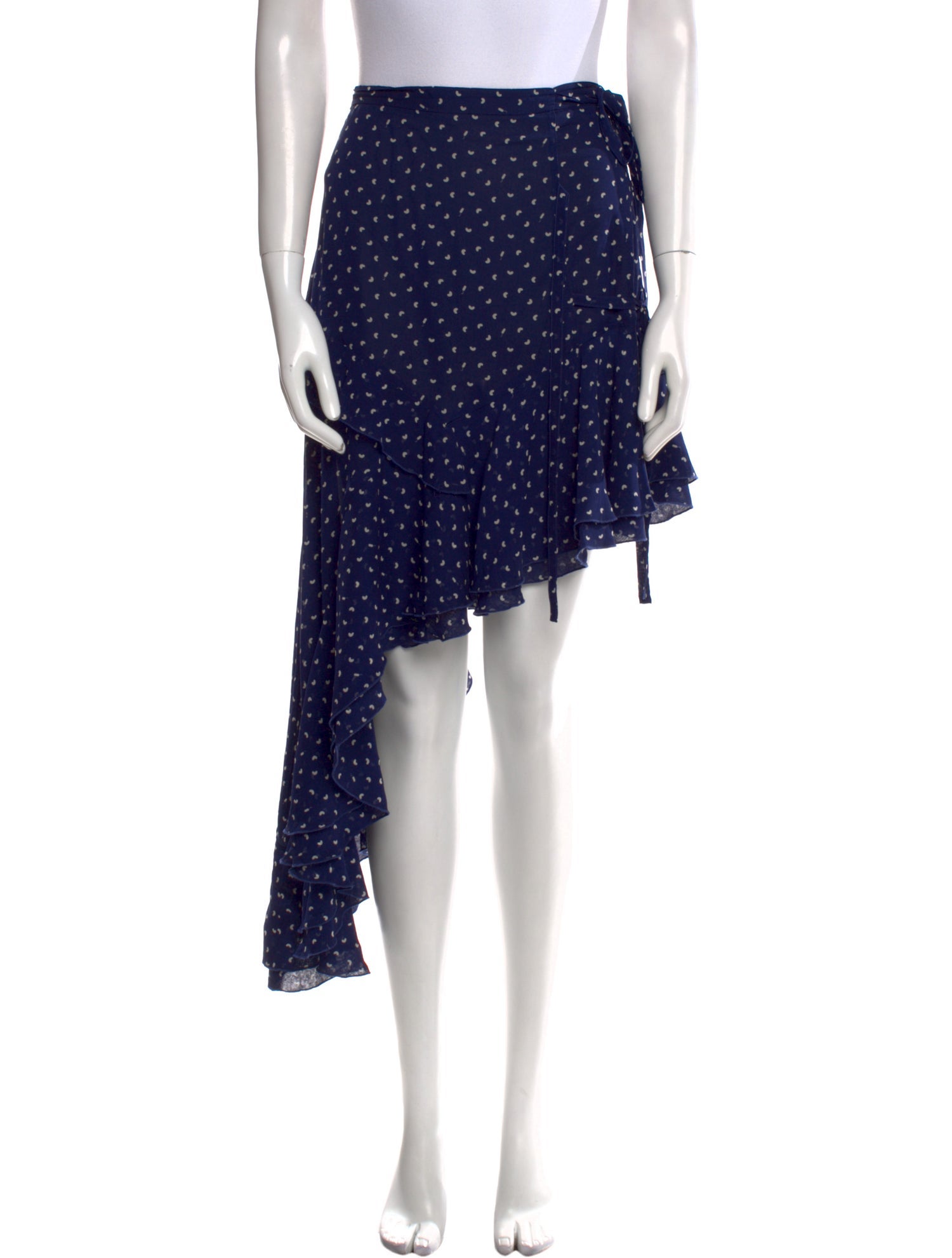 Sandy Liang Silk Midi Length Skirt