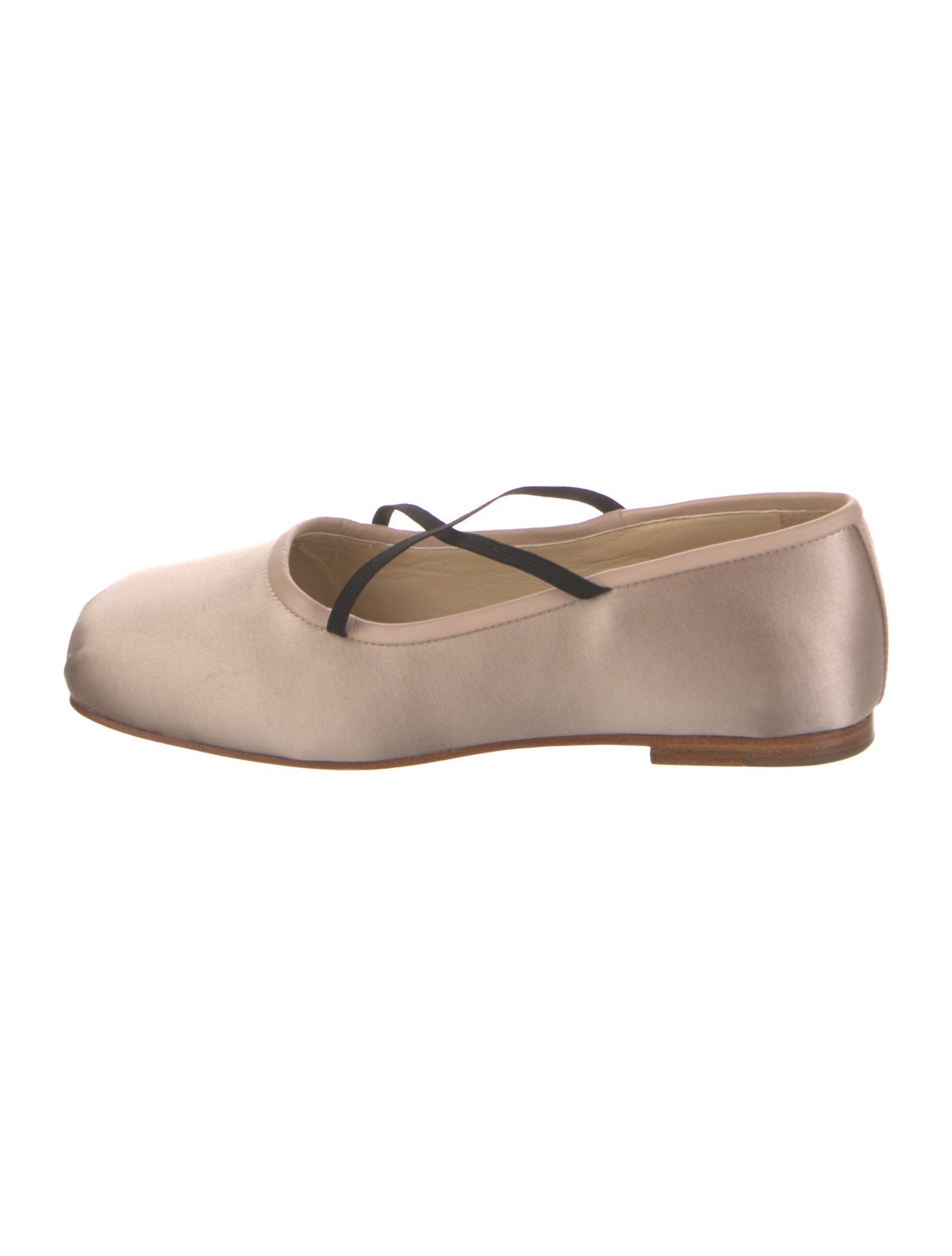 Sandy Liang Satin Mary Jane Flats
