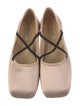 Sandy Liang Satin Mary Jane Flats