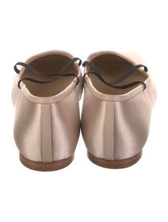 Sandy Liang Satin Mary Jane Flats