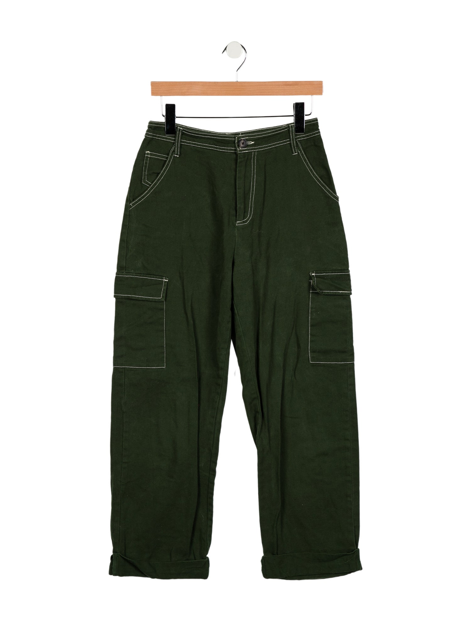 Sandy Liang High-Rise Wide Leg Jeans