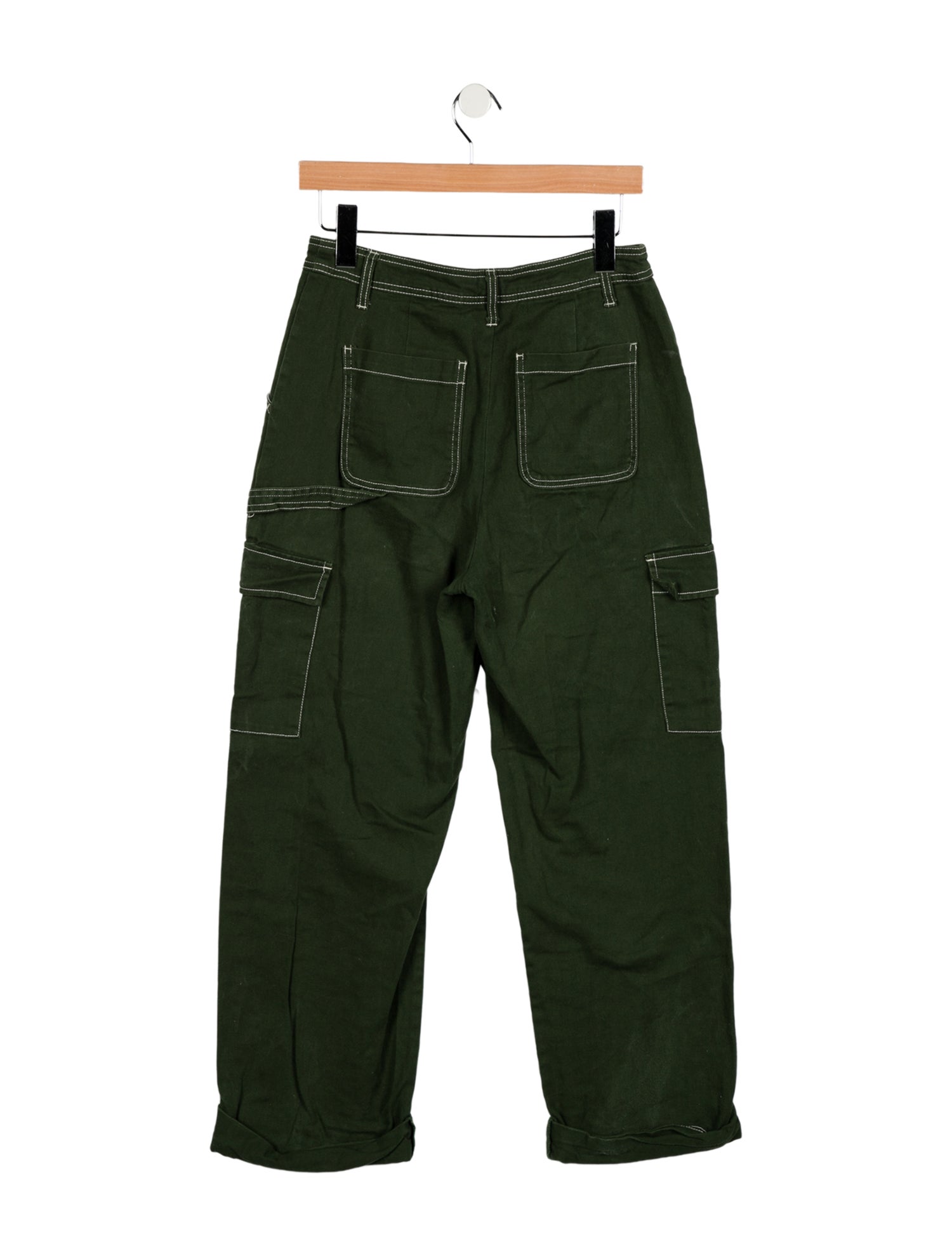 Sandy Liang High-Rise Wide Leg Jeans