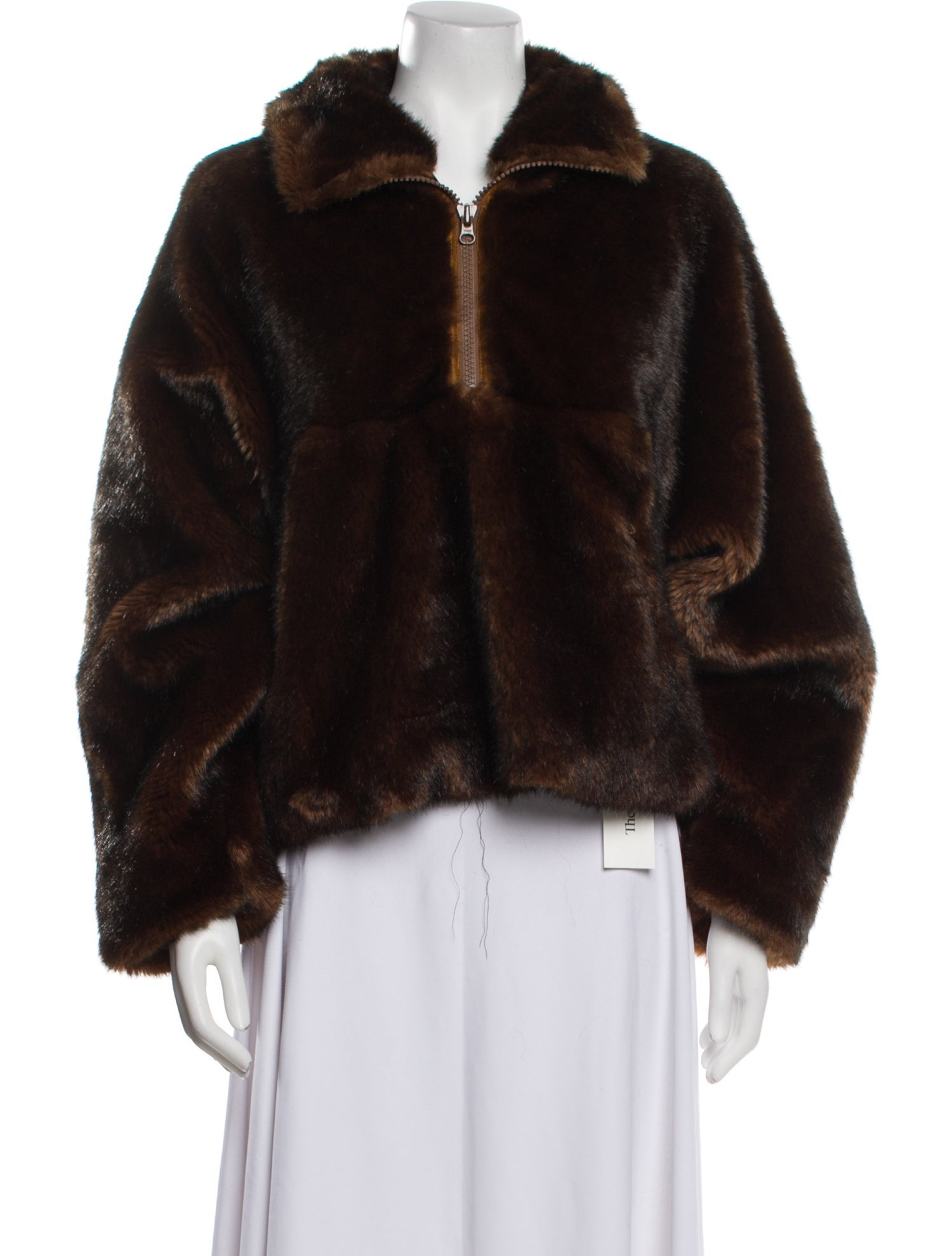 Sandy Liang Faux Fur Jacket
