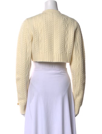 Sandy Liang Lambswool Crew Neck Sweater