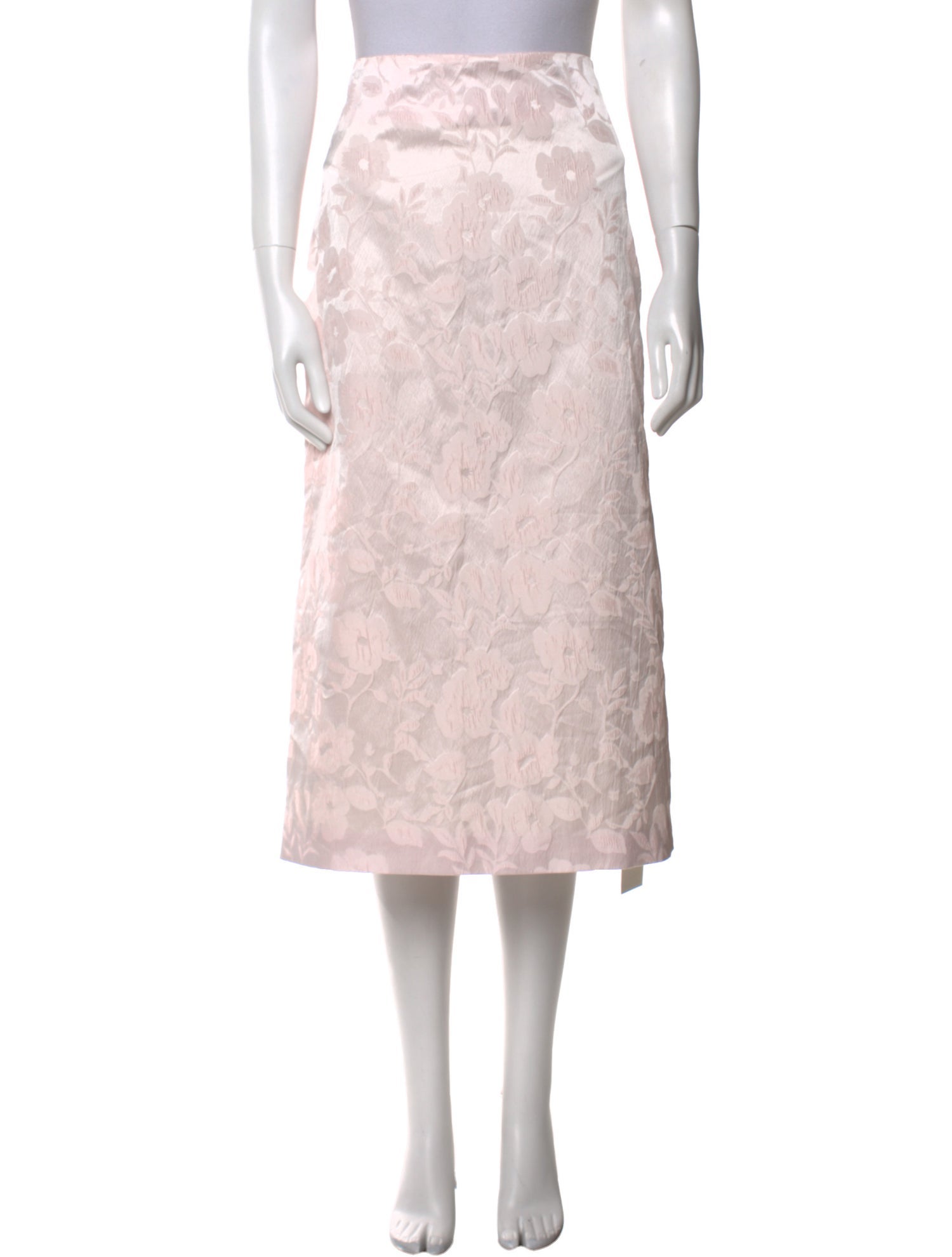 Sandy Liang Floral Print Midi Length Skirt w/ Tags