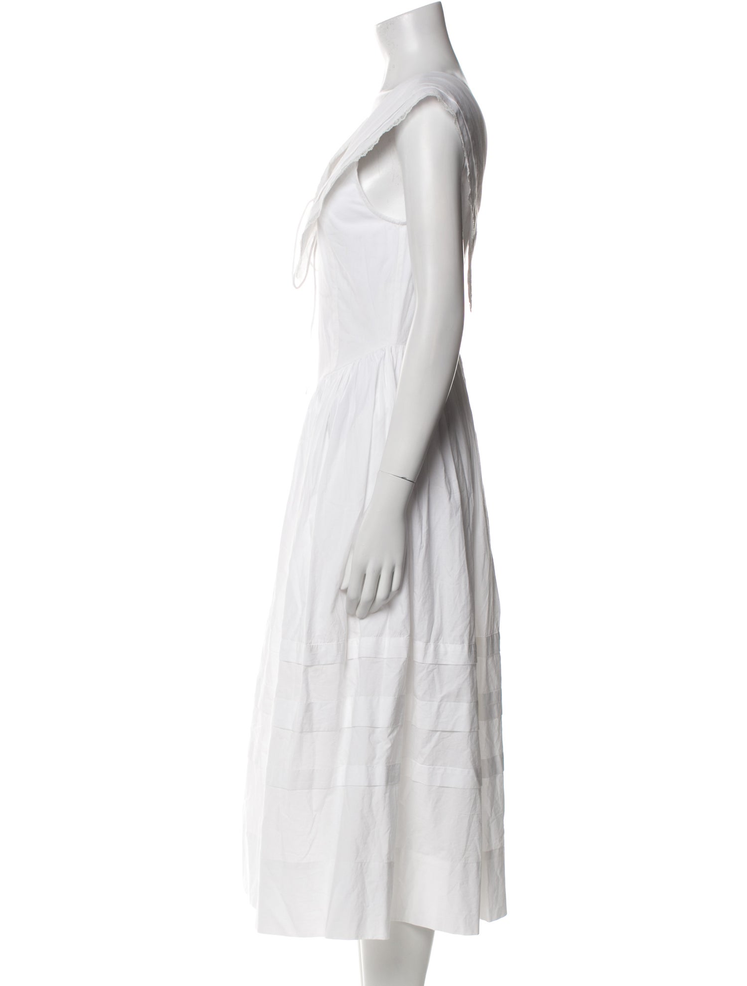 Sandy Liang V-Neck Long Dress w/ Tags