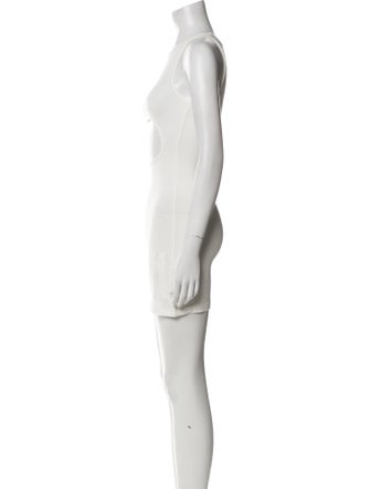 Sandy Liang Crew Neck Mini Dress