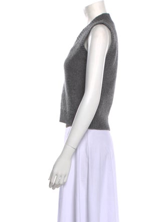 Sandy Liang Lambswool V-Neck Sweater