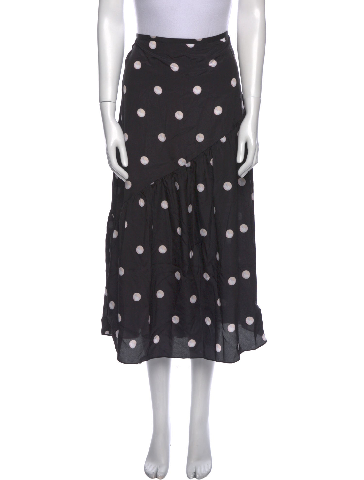 Sandy Liang Polka Dot Print Midi Length Skirt w/ Tags