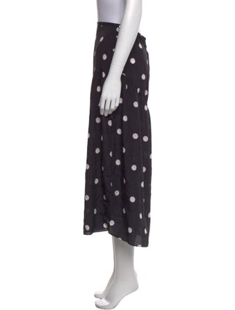 Sandy Liang Polka Dot Print Midi Length Skirt