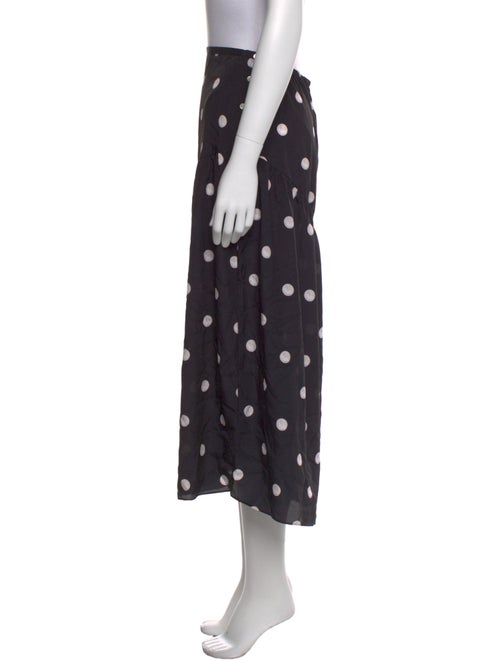 Sandy Liang Polka Dot Print Midi Length Skirt