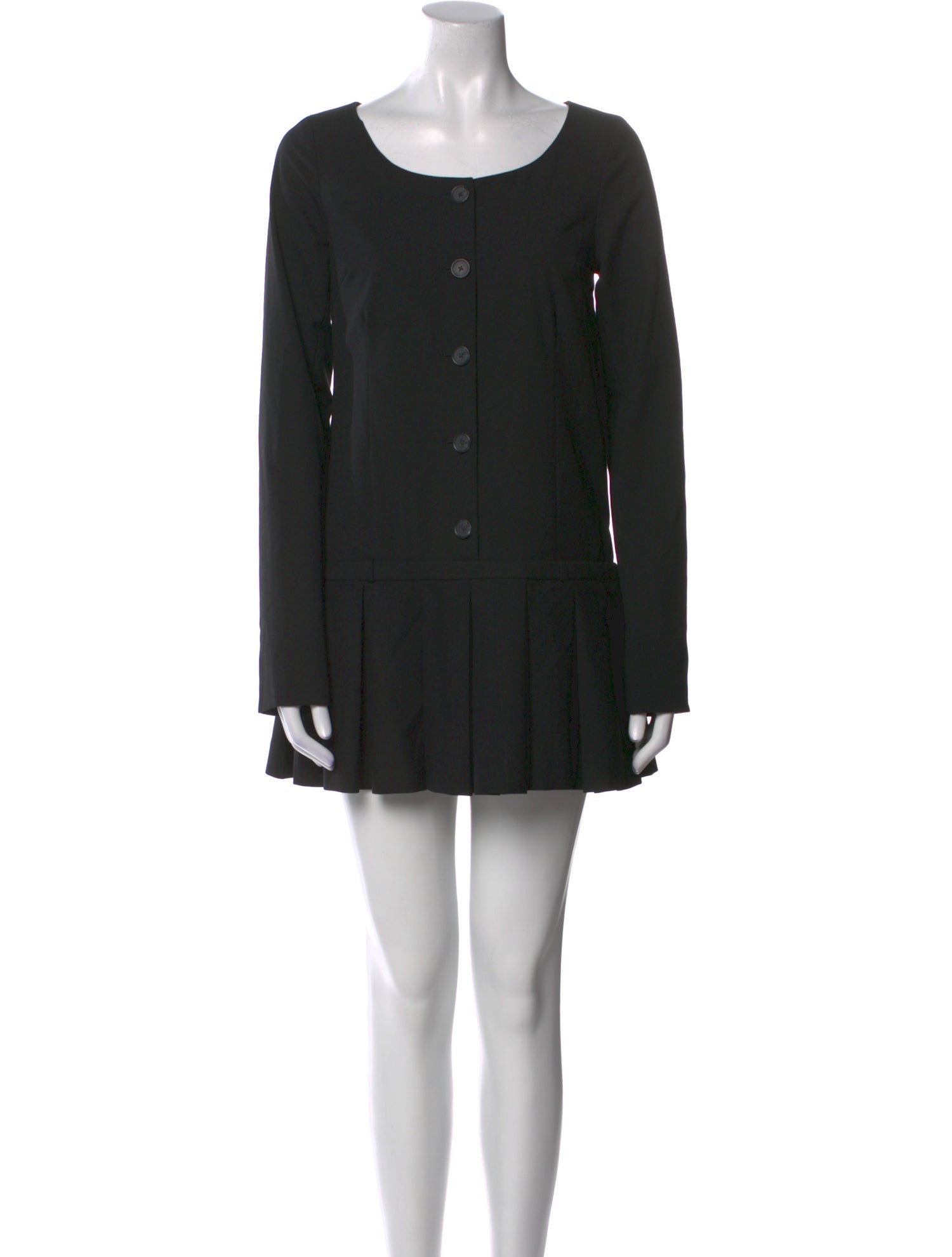 Sandy Liang Scoop Neck Mini Dress