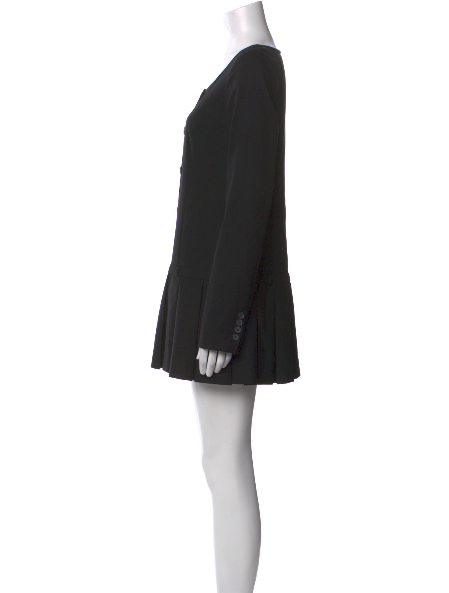 Sandy Liang Scoop Neck Mini Dress