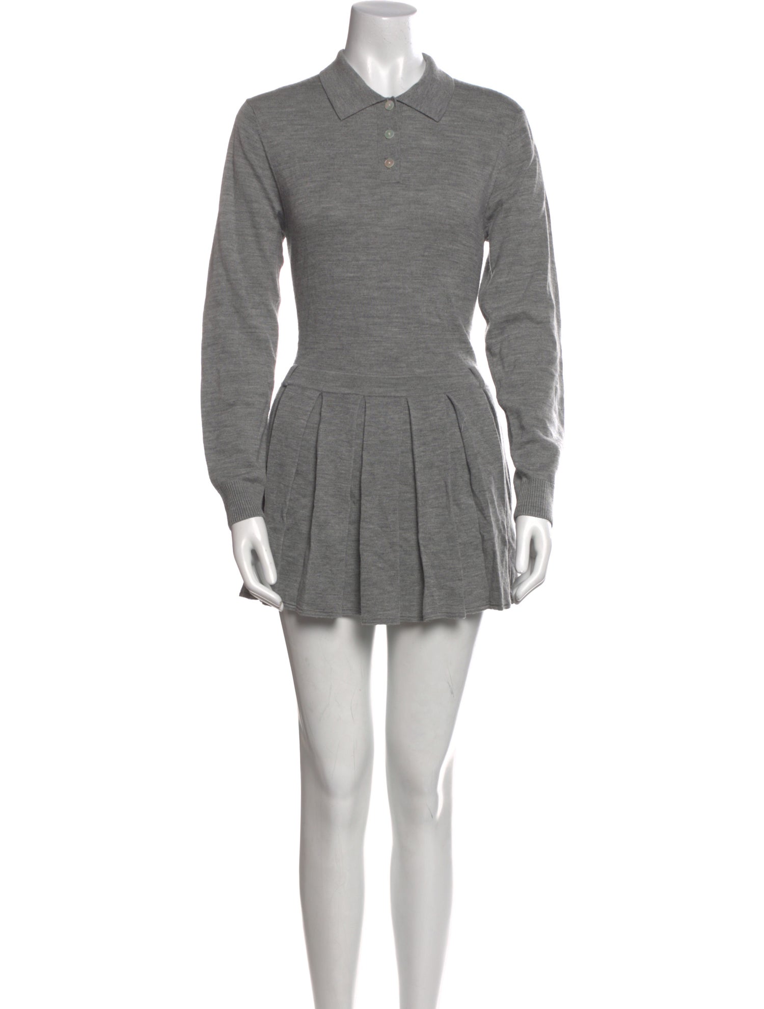 Sandy Liang Merino Wool Mini Dress
