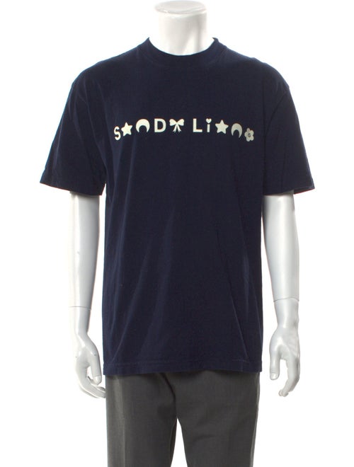 Sandy Liang Graphic Print Crew Neck T-Shirt