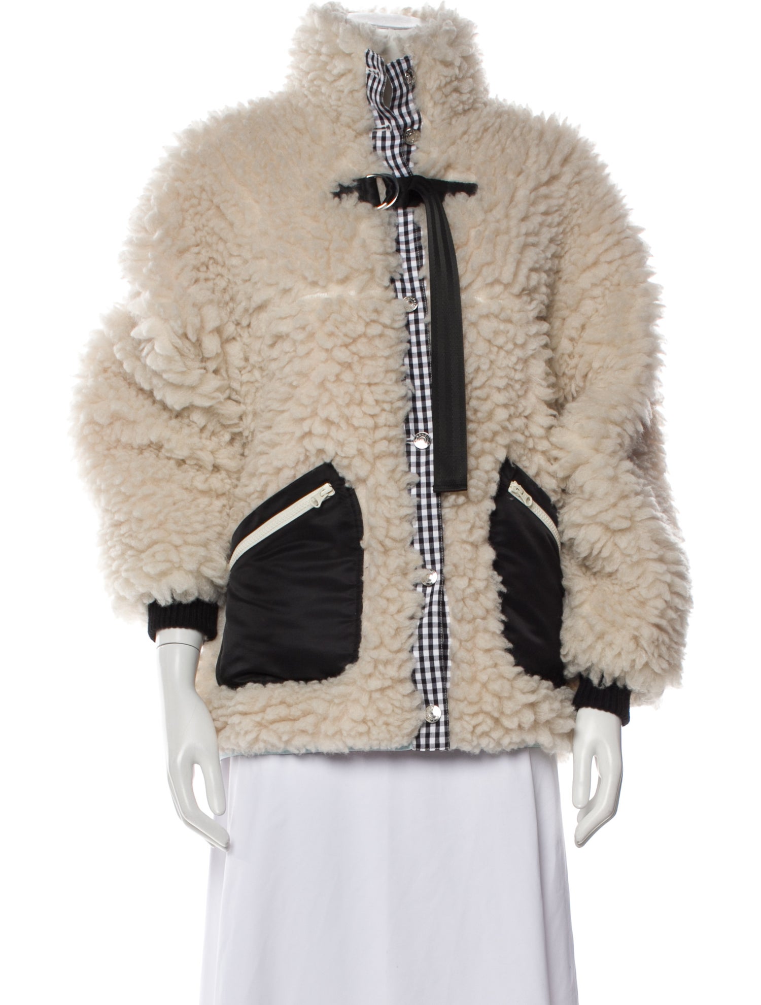 Sandy Liang Faux Fur Faux Fur Coat