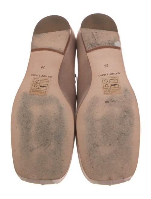 Sandy Liang Satin Mary Jane Flats