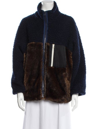 Sandy Liang Faux Fur Jacket