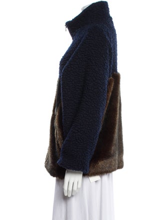 Sandy Liang Faux Fur Jacket