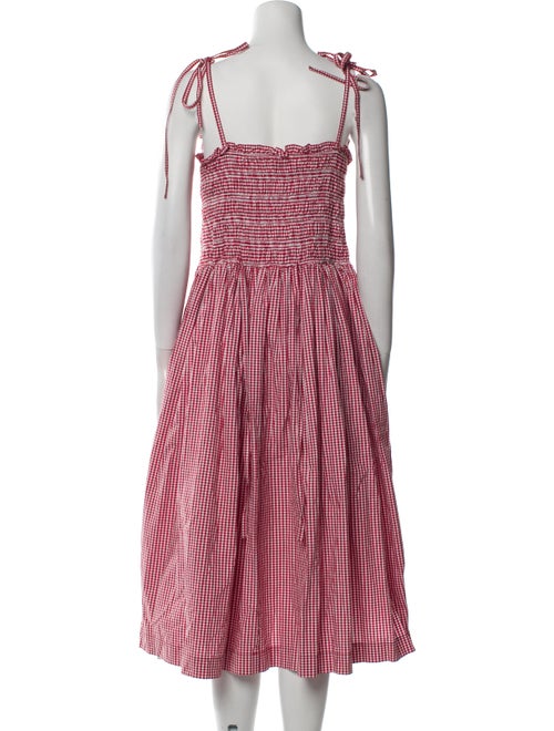 Sandy Liang Striped Midi Length Dress