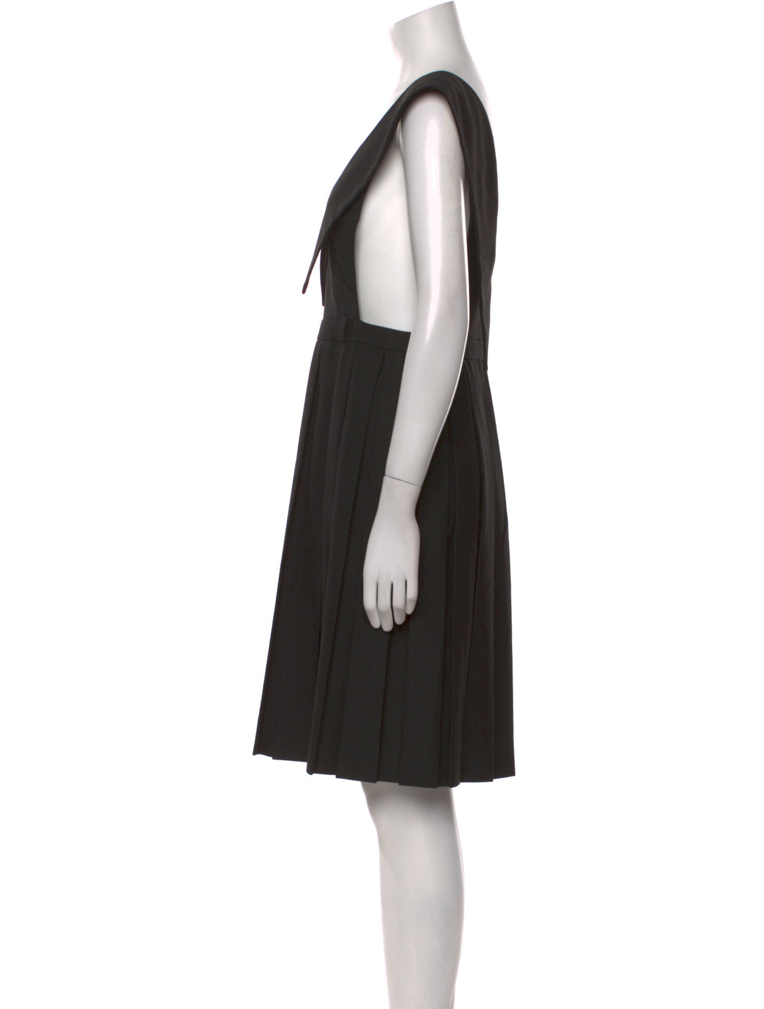 Sandy Liang V-Neck Knee-Length Dress