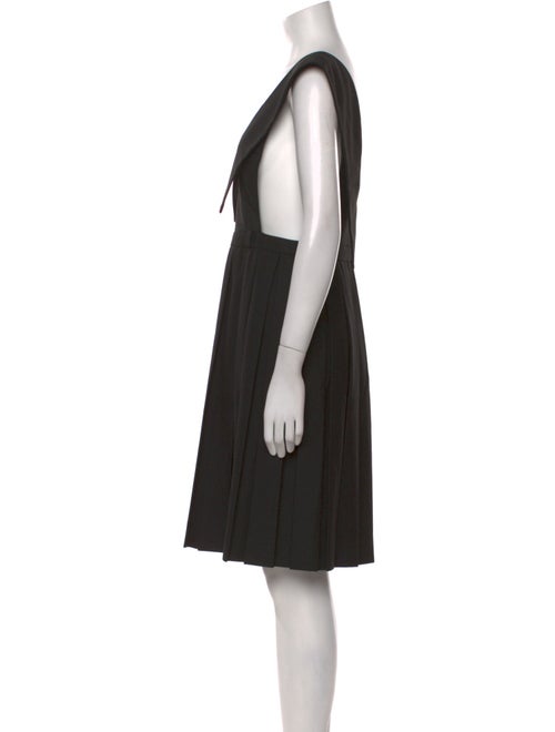 Sandy Liang V-Neck Knee-Length Dress