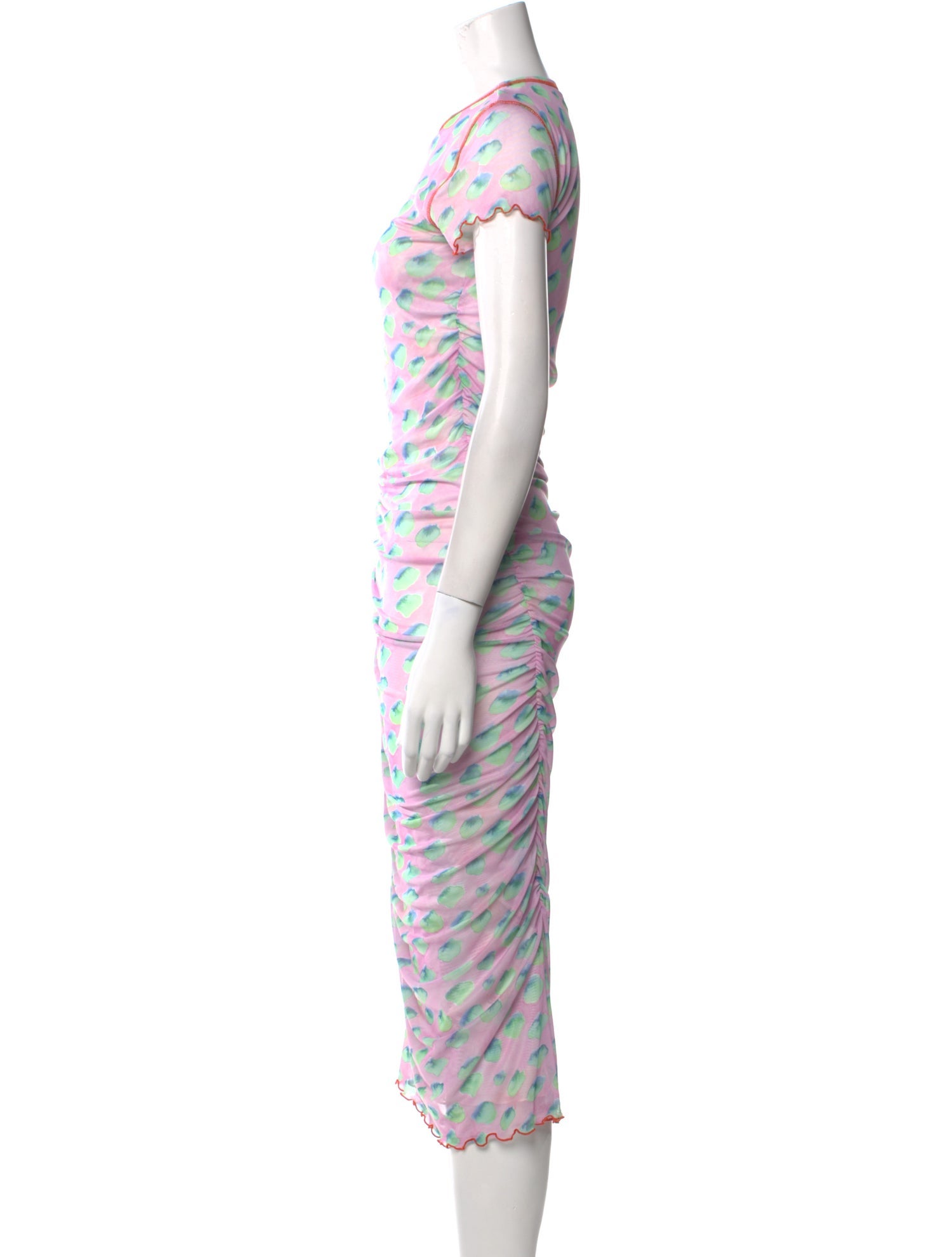 Sandy Liang Printed Long Dress