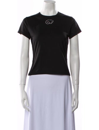 Sandy Liang Crew Neck Short Sleeve T-Shirt