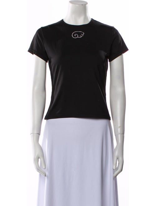 Sandy Liang Crew Neck Short Sleeve T-Shirt