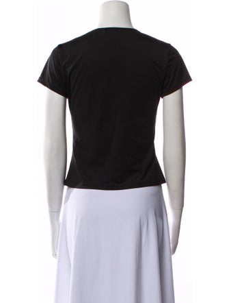 Sandy Liang Crew Neck Short Sleeve T-Shirt