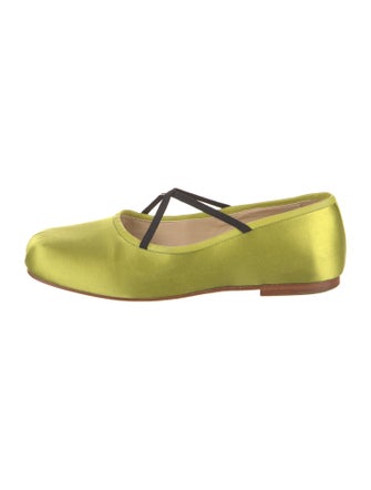 Sandy Liang Leather Mary Jane Flats