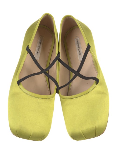 Sandy Liang Leather Mary Jane Flats